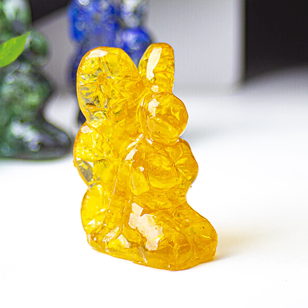 Olivenorma Crystal Epoxy Butterfly Fairy Gemstone Decoration - Citrine - image 12