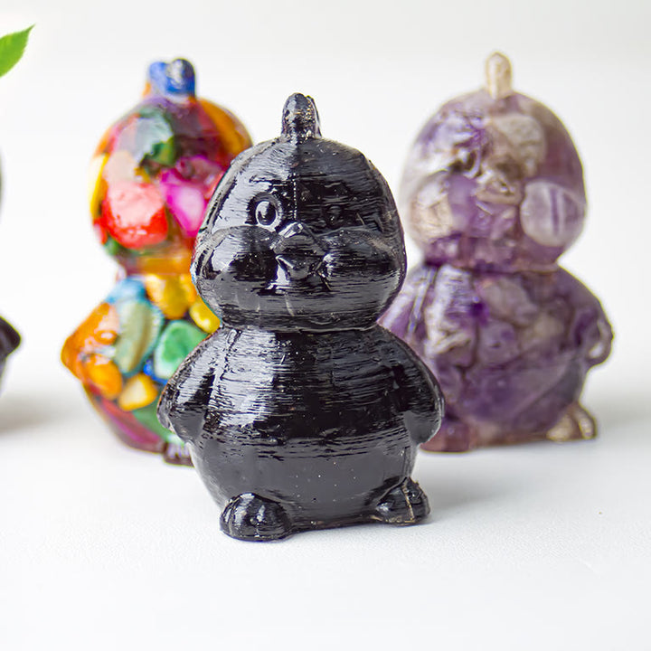 Olivenorma Crystal Epoxy Chick Gemstone Decoration - image 0