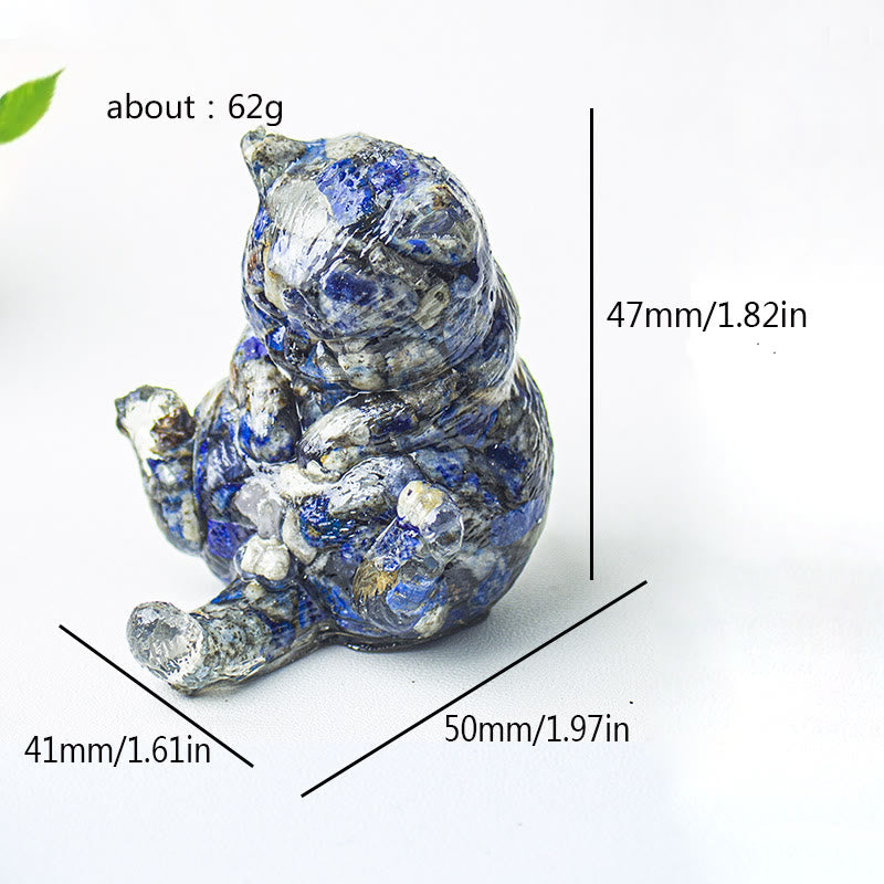 Olivenorma Crystal Epoxy Cat In Heat Gemstone Decoration - image 62