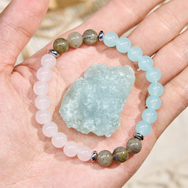 Olivenorma "Kindred's Glow" Mindful Connection Gemstone Bracelet - image 2
