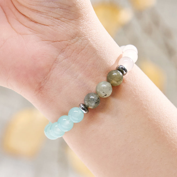 Olivenorma "Kindred's Glow" Mindful Connection Gemstone Bracelet - image 1