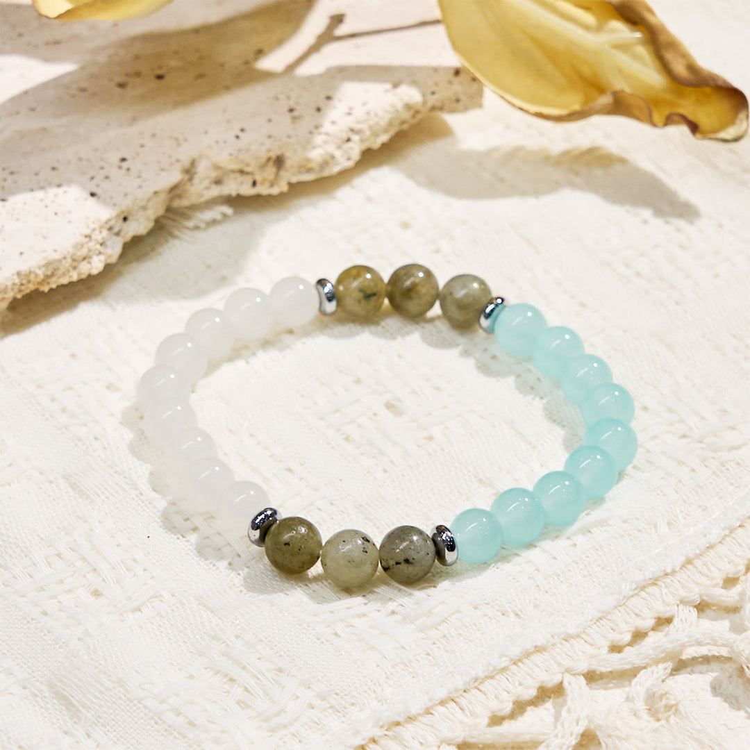 Olivenorma "Kindred's Glow" Mindful Connection Gemstone Bracelet - image 4