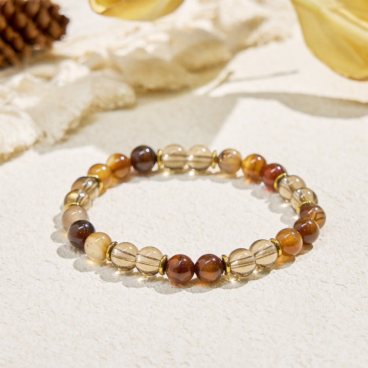 Olivenorma "Amber Lume" Wisdom Gemstone Bracelet - image 5