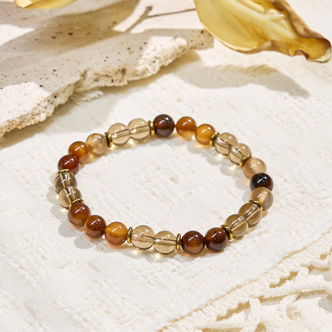 Olivenorma "Amber Lume" Wisdom Gemstone Bracelet - image 4