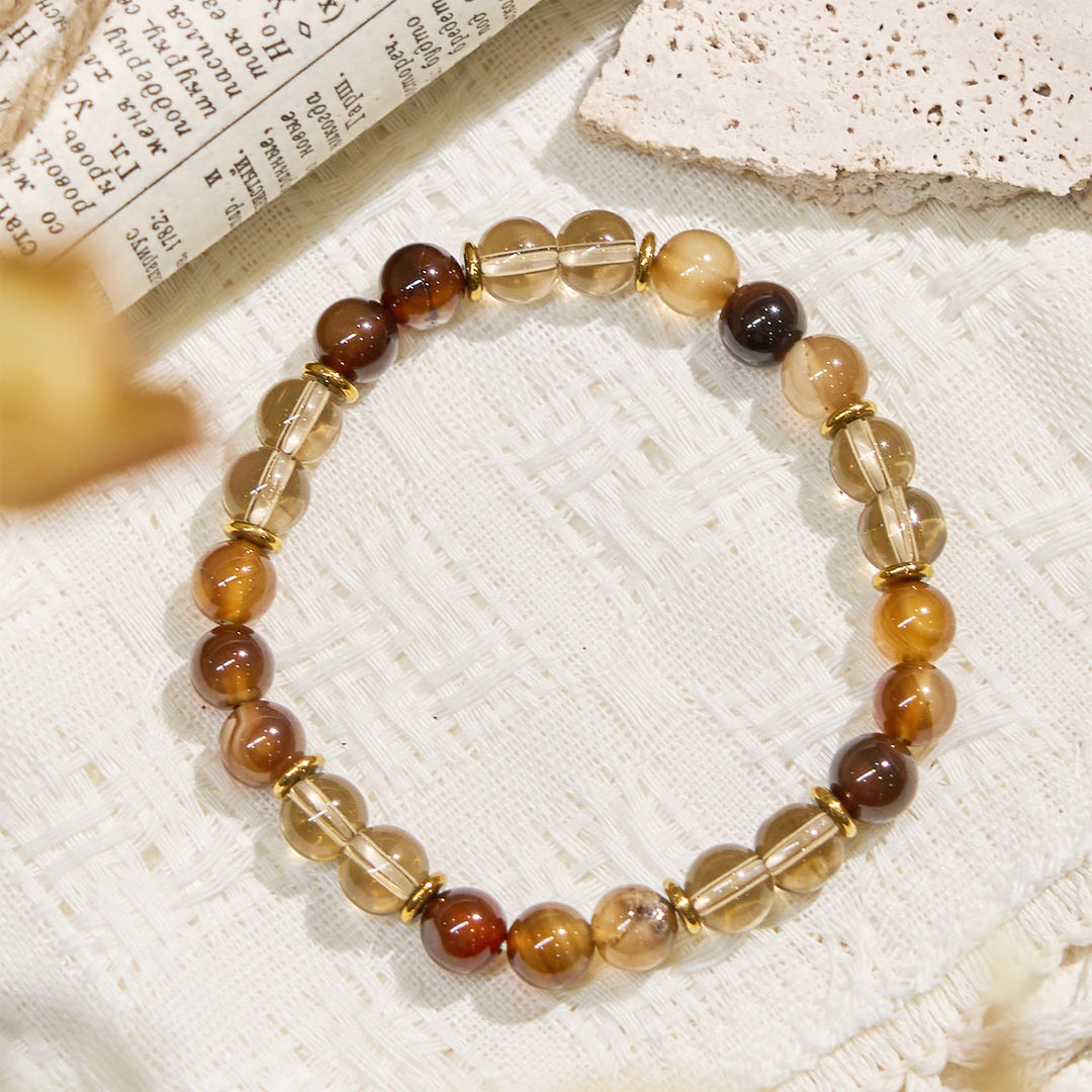 Olivenorma "Amber Lume" Wisdom Gemstone Bracelet - image 3