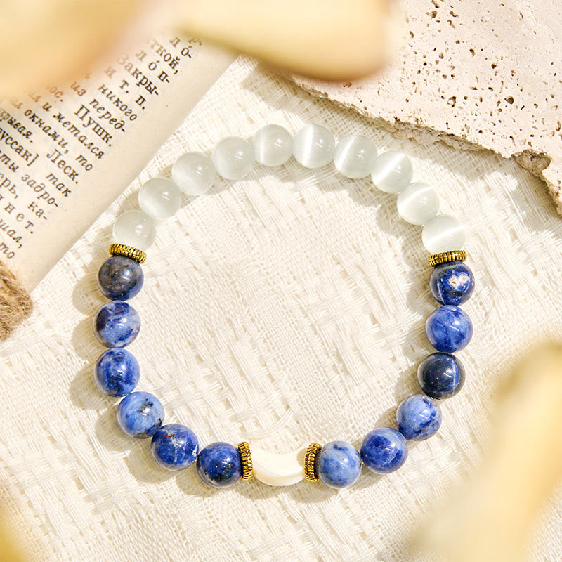 Olivenorma "Moon & Tide​" Balance Emotions Crescent Essential Oil Bracelet - image 7