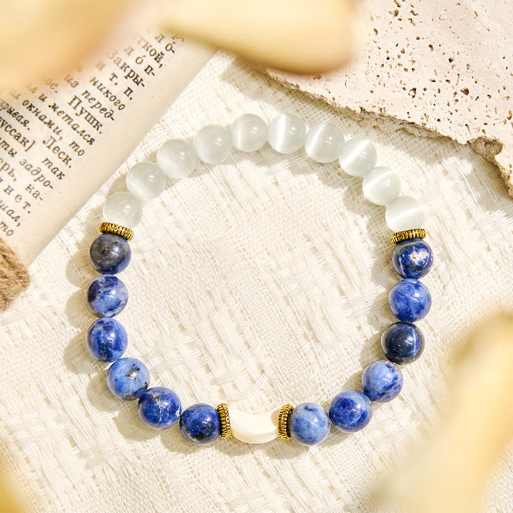 Olivenorma "Moon & Tide​" Balance Emotions Crescent Essential Oil Bracelet - image 7