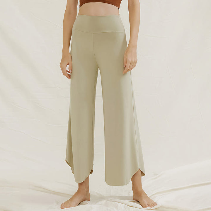 Olivenorma Plain Color Soft Flare Nylon Women's  Yoga Lounge Pants - image 2