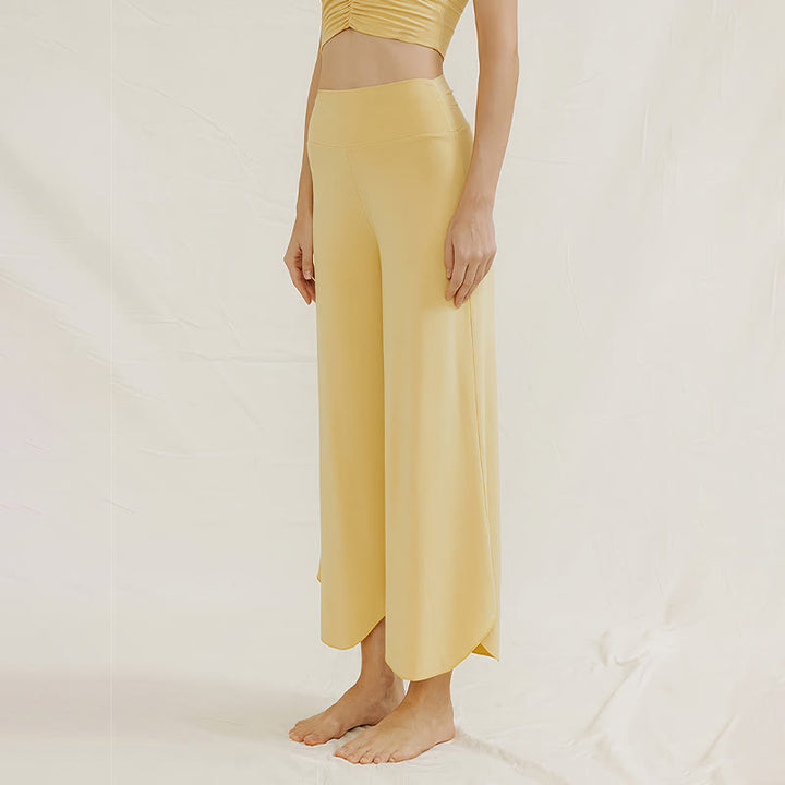 Olivenorma Plain Color Soft Flare Nylon Women's  Yoga Lounge Pants - image 9