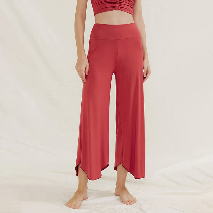 Olivenorma Plain Color Soft Flare Nylon Women's  Yoga Lounge Pants - image 14