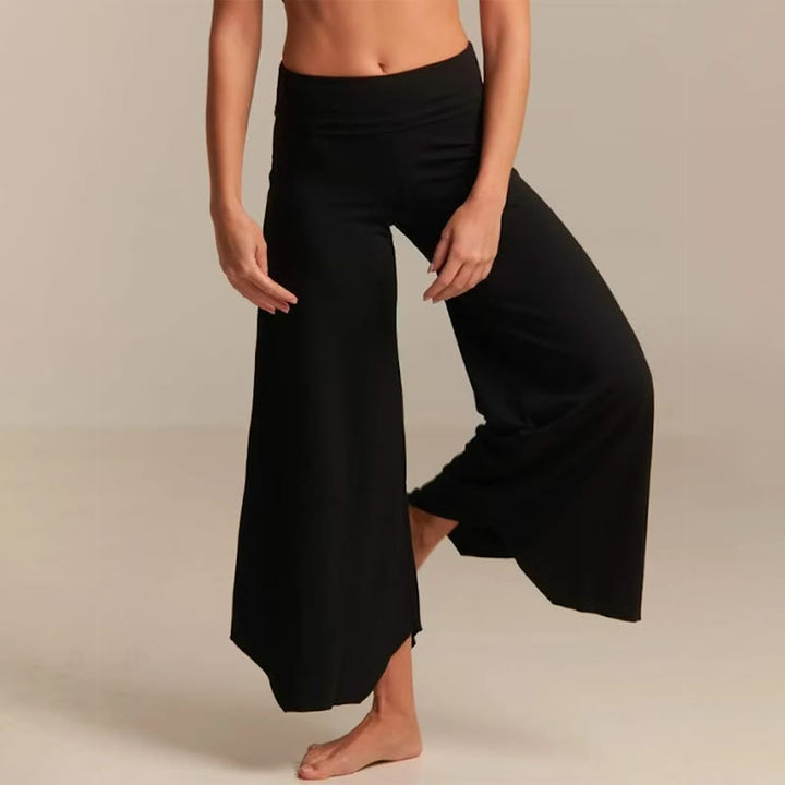 Olivenorma Plain Color High-Waist Yoga Cropped Women's Flare Pants - image 17
