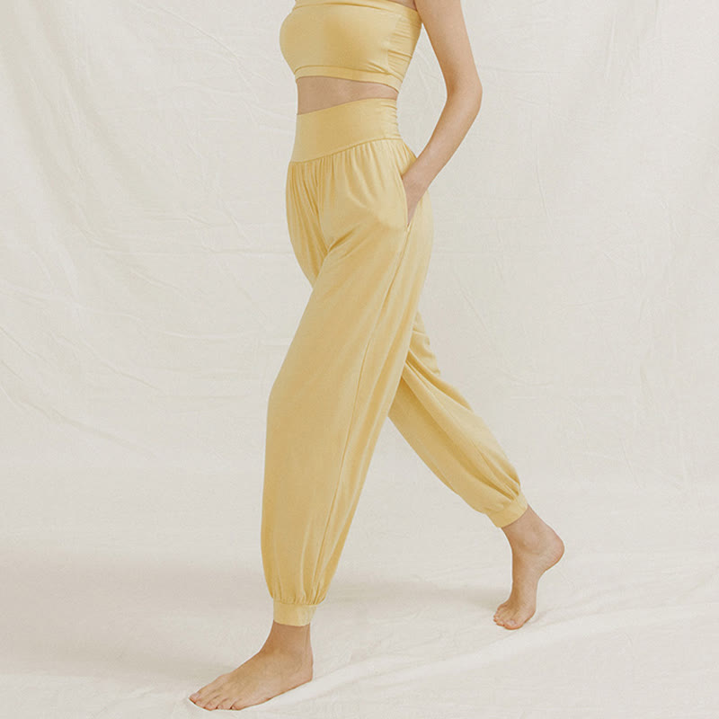 Olivenorma Plain Color Airflow Bloomers  Women's Yoga Pants with Pockets - image 8