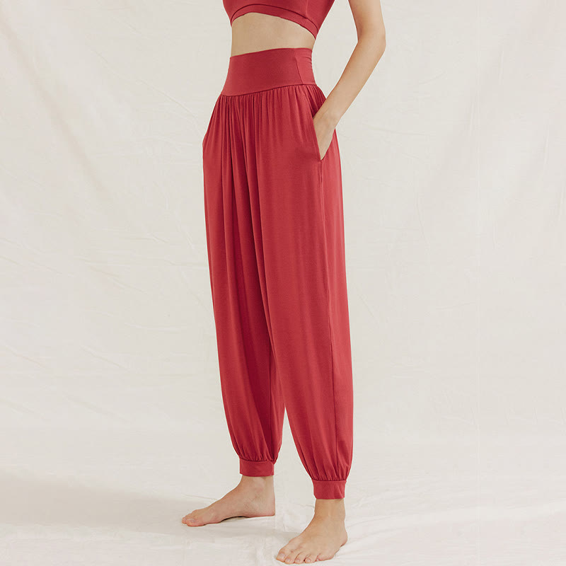 Olivenorma Plain Color Airflow Bloomers  Women's Yoga Pants with Pockets - image 19