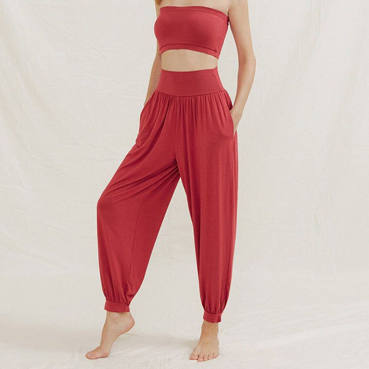 Olivenorma Plain Color Airflow Bloomers  Women's Yoga Pants with Pockets - image 16