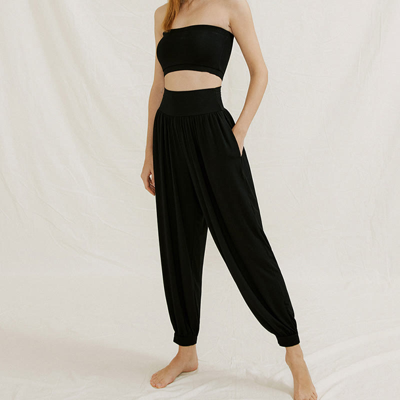 Olivenorma Plain Color Airflow Bloomers  Women's Yoga Pants with Pockets - image 21