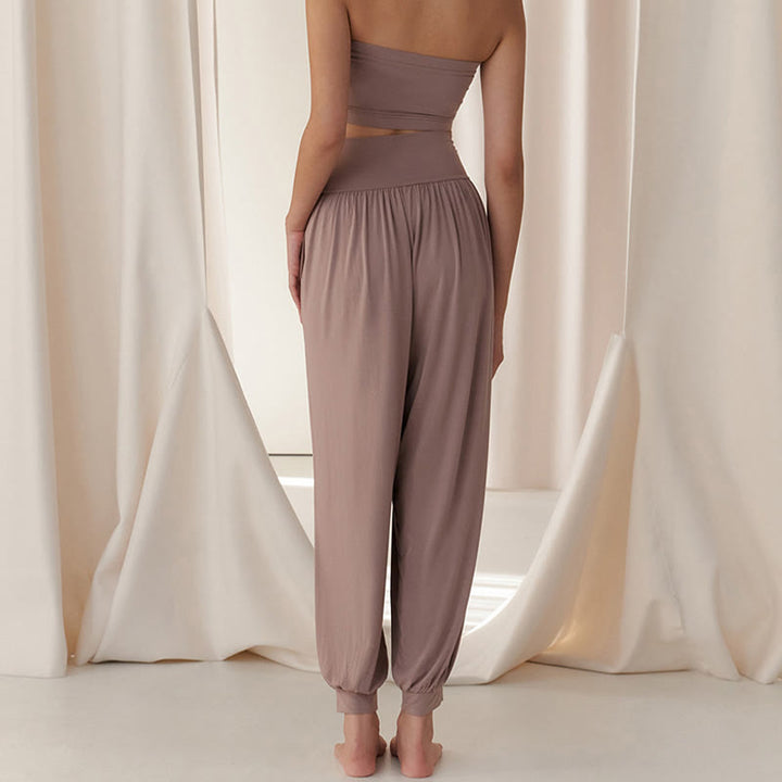 Olivenorma Plain Color Airflow Bloomers  Women's Yoga Pants with Pockets - image 2