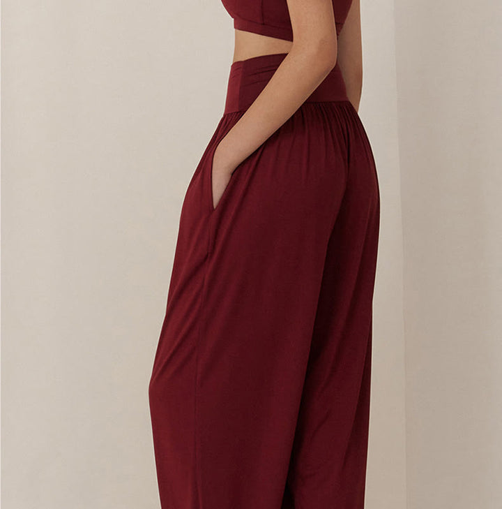 Olivenorma Plain Color Airflow Bloomers  Women's Yoga Pants with Pockets - image 13