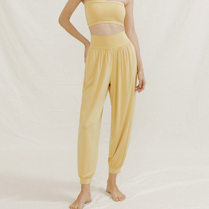 Olivenorma Plain Color Airflow Bloomers  Women's Yoga Pants with Pockets - image 5