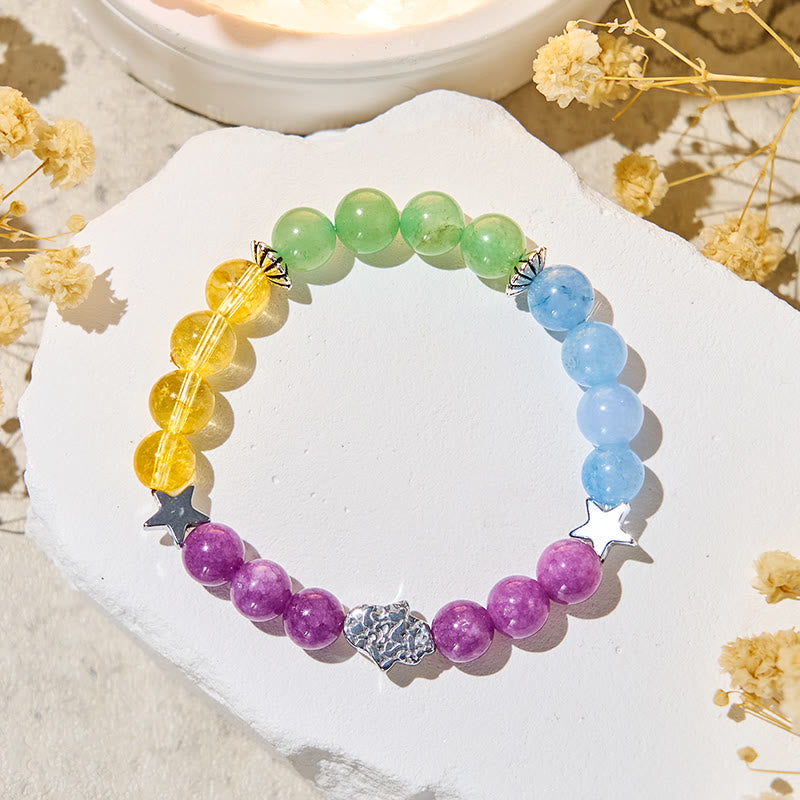 Olivenorma "Stellar Hues" Gemstone Healing Bracelet - image 4