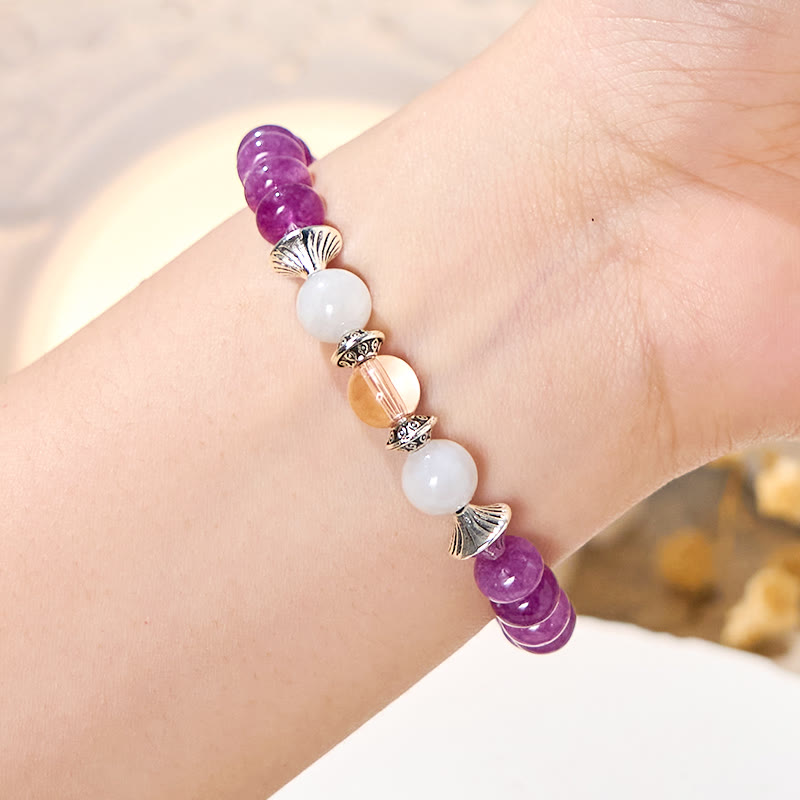 Olivenorma "​​Oracle's Tide" Amethyst Stress Ease Bracelet - image 1