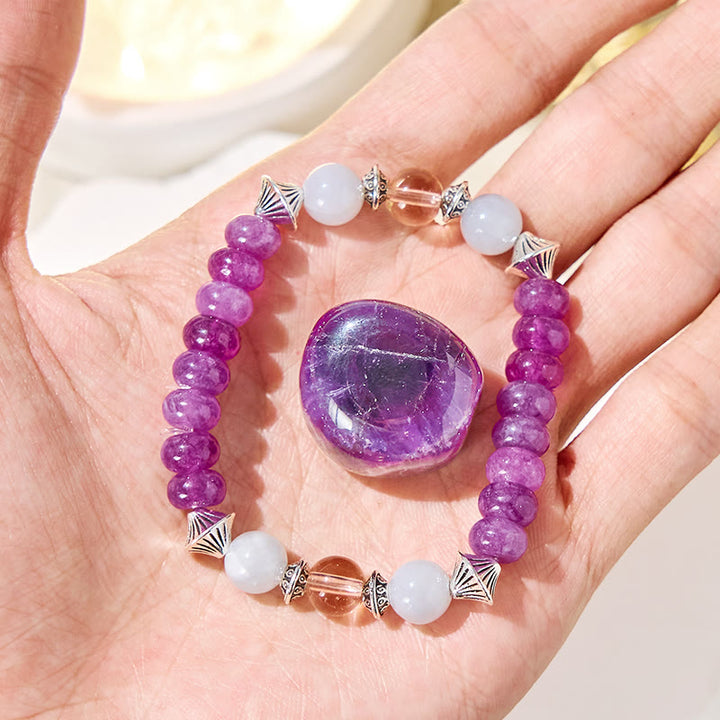 Olivenorma "​​Oracle's Tide" Amethyst Stress Ease Bracelet - image 3