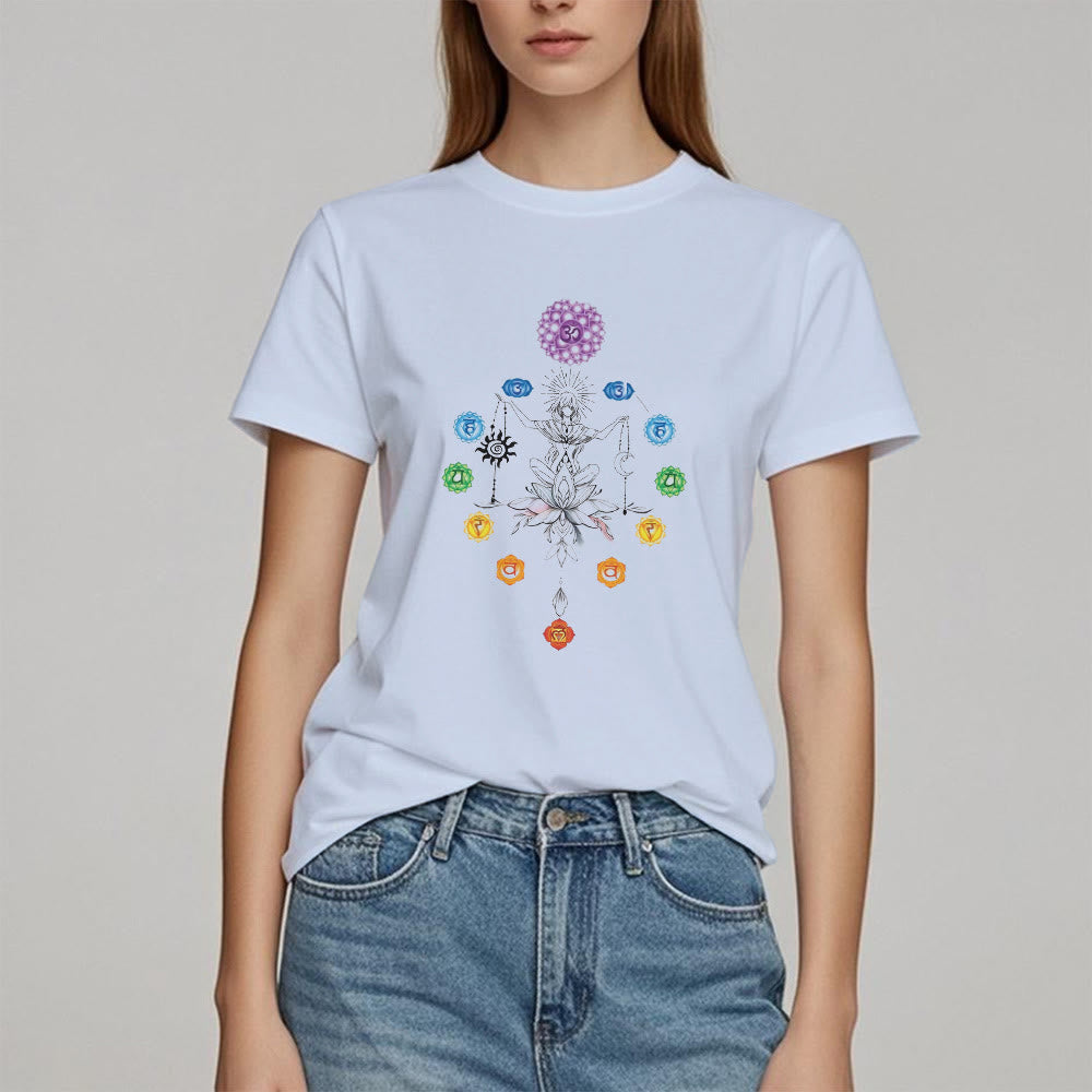Olivenorma Rooted Chakra Energy T-shirt - image 16