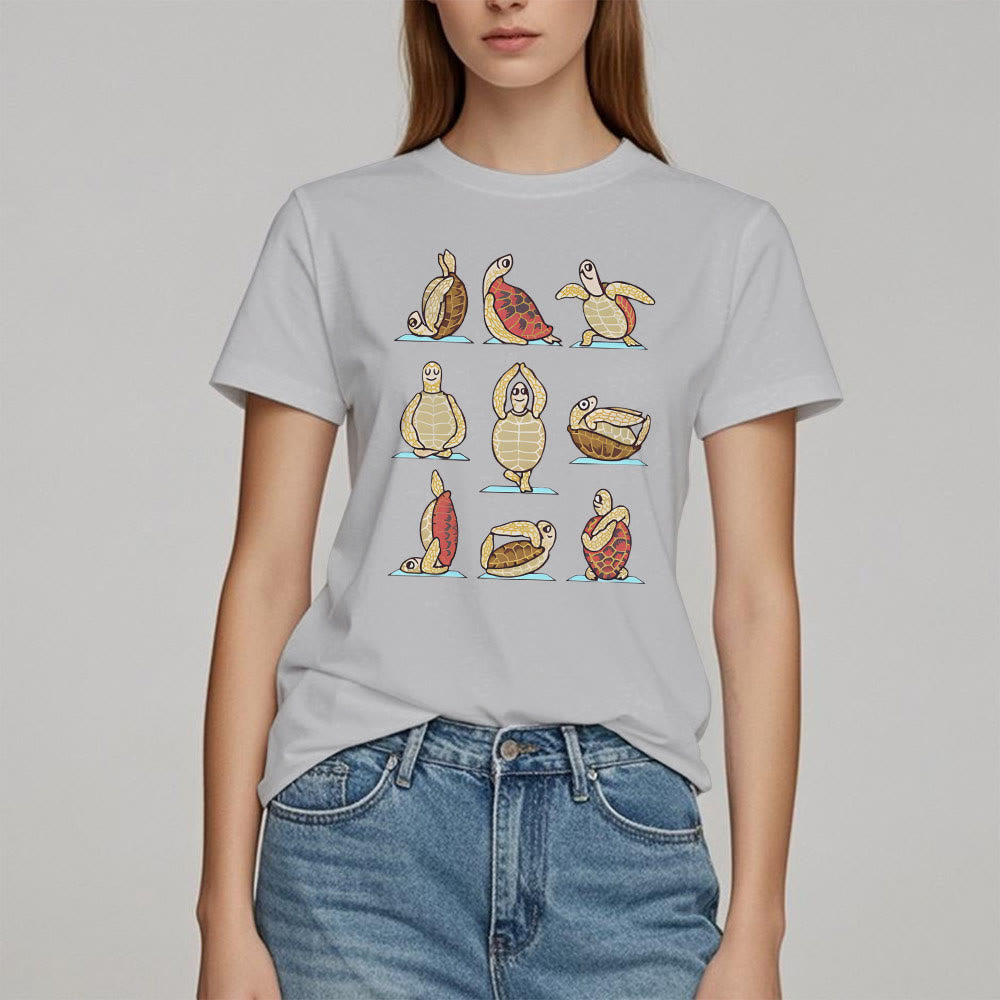 Olivenorma Yoga Turtle T-Shirt - image 1