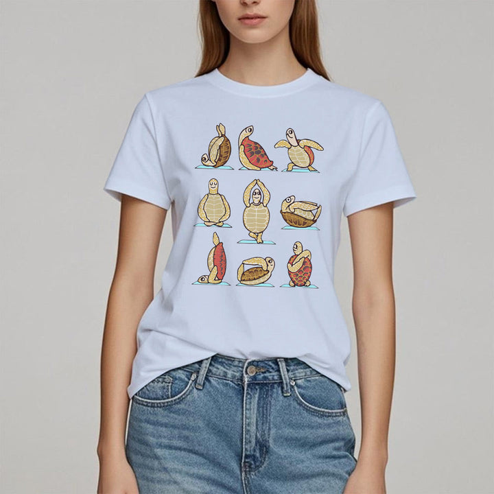 Olivenorma Yoga Turtle T-Shirt - image 13