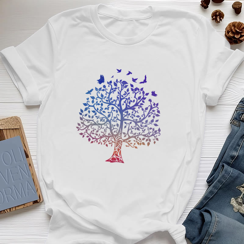 Olivenorma Logo "Tree Of Life" Printed T-shirt - White - 2XL - image 0