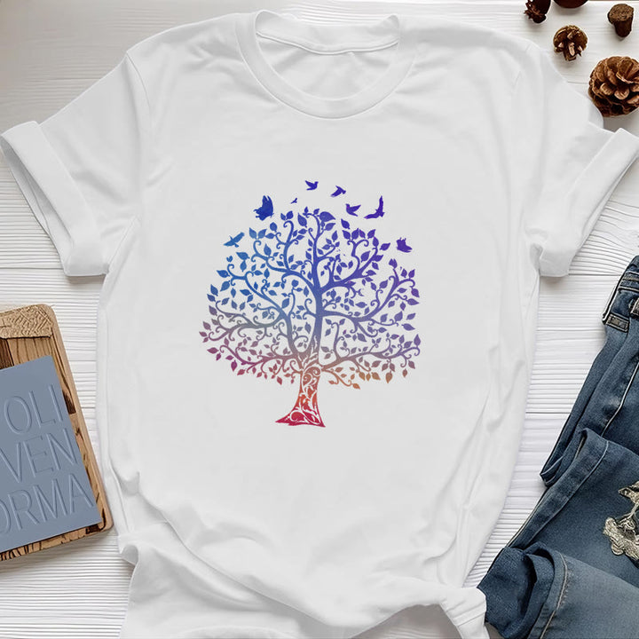 Olivenorma Logo "Tree Of Life" Printed T-shirt - White - 2XL - image 0