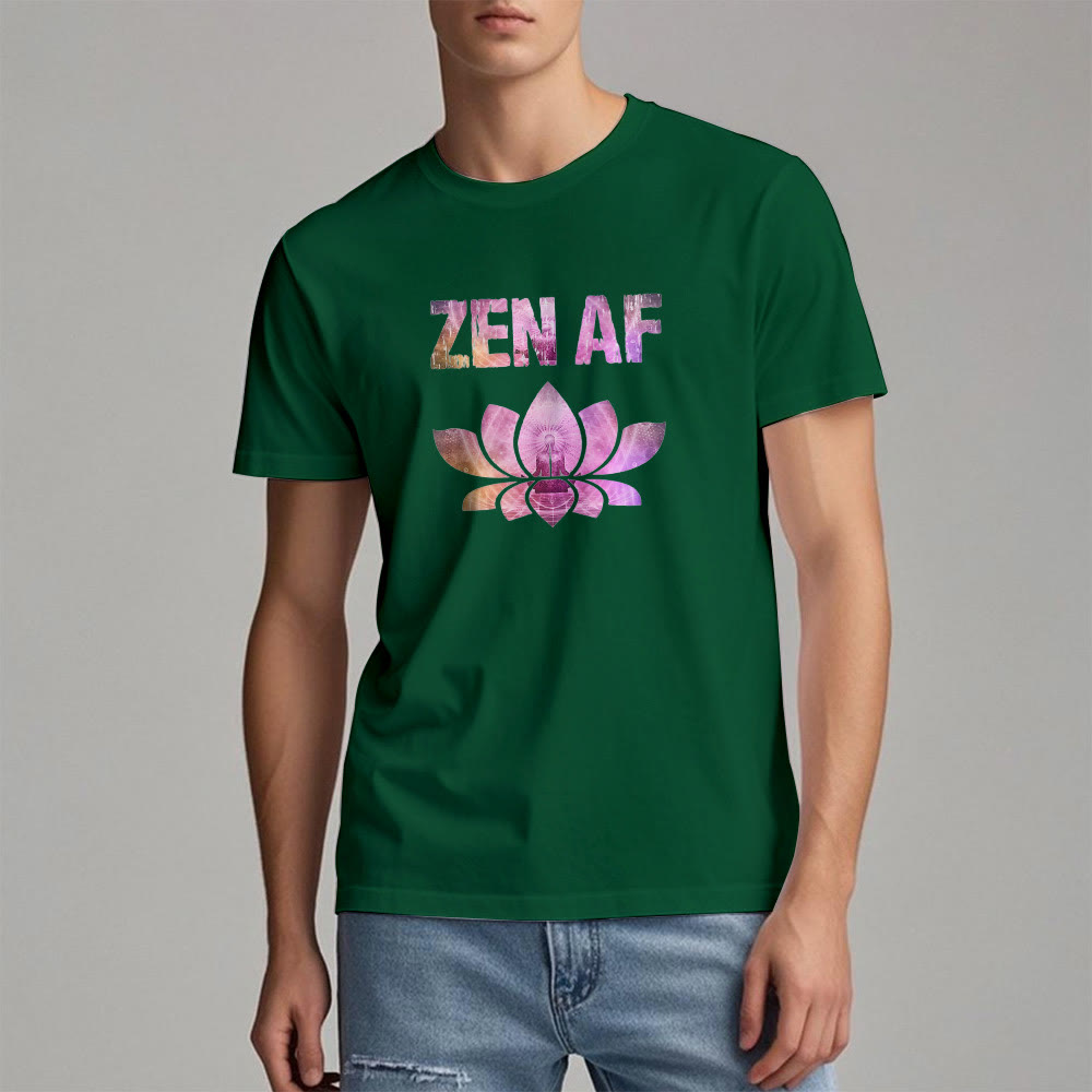 Olivenorma Zen AF Yoga Lotus T-Shirt - image 23