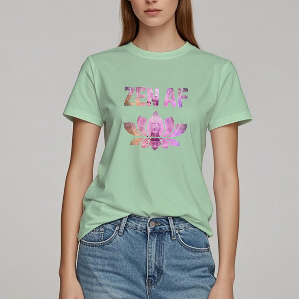 Olivenorma Zen AF Yoga Lotus T-Shirt - image 21