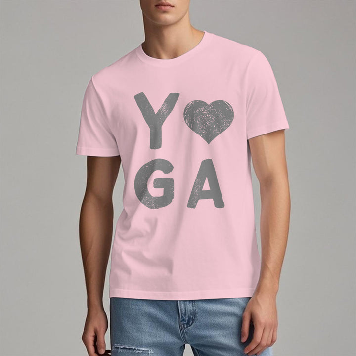 Olivenorma Yoga Heart Print T-Shirt - image 19