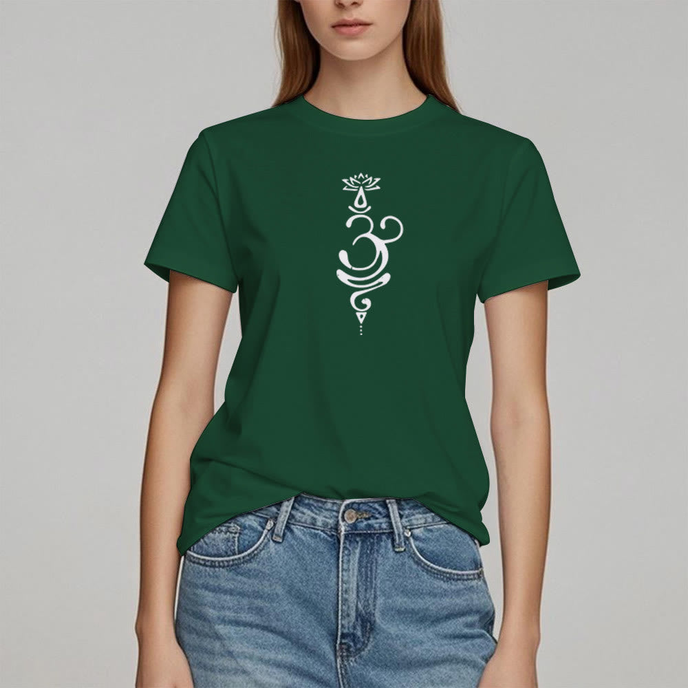 Olivenorma OM Lotus Chakra Symbol T-Shirt - image 19