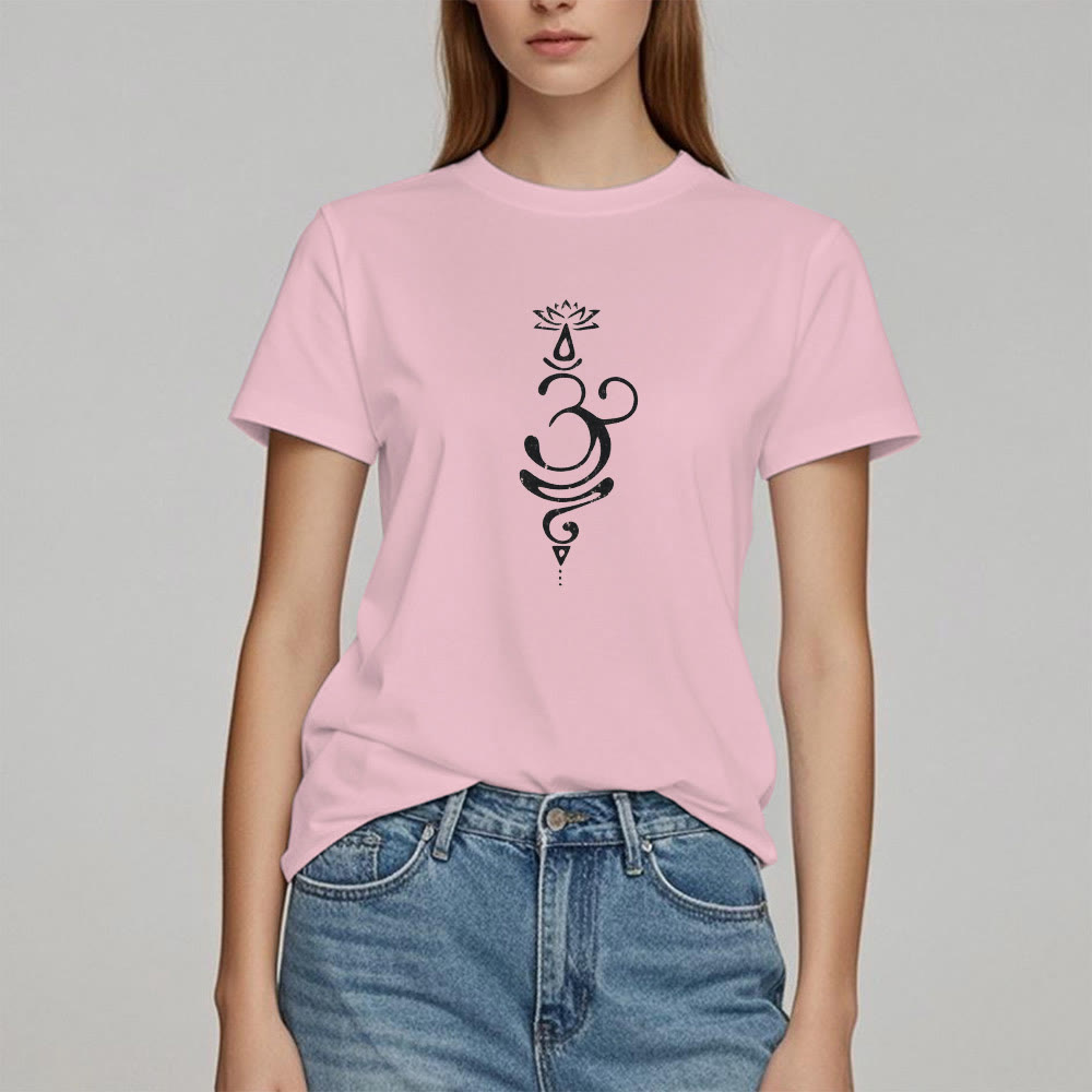Olivenorma OM Lotus Chakra Symbol T-Shirt - image 11