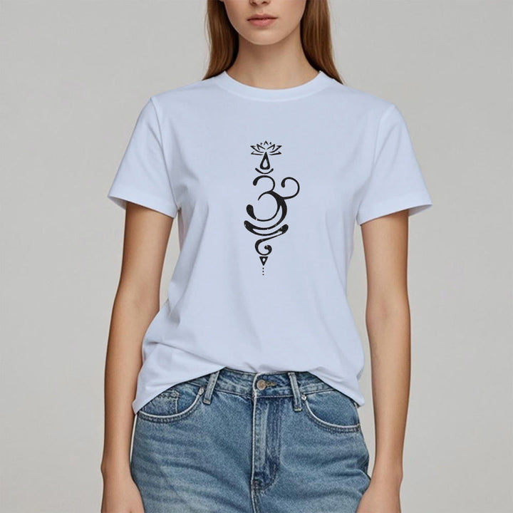 Olivenorma OM Lotus Chakra Symbol T-Shirt - image 13