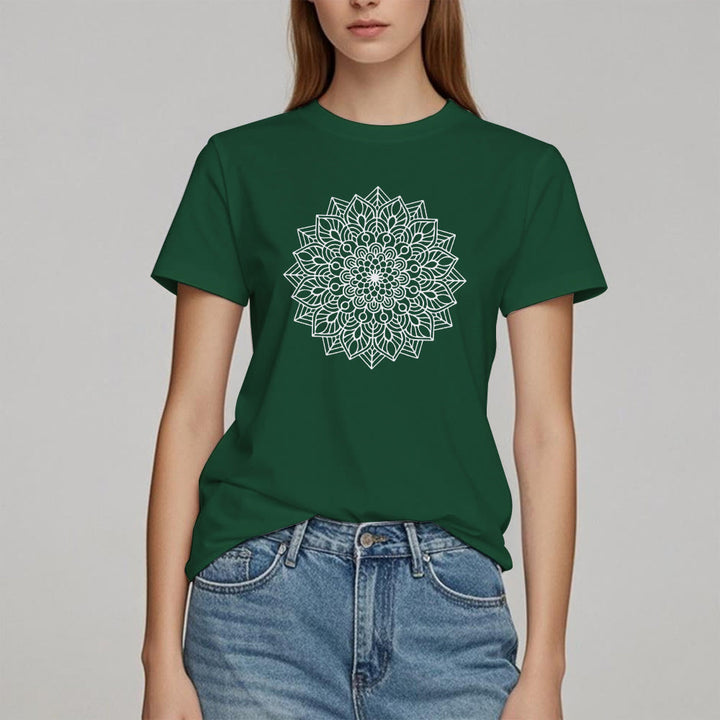Olivenorma Flower Mandala Lotus T-Shirt - image 20