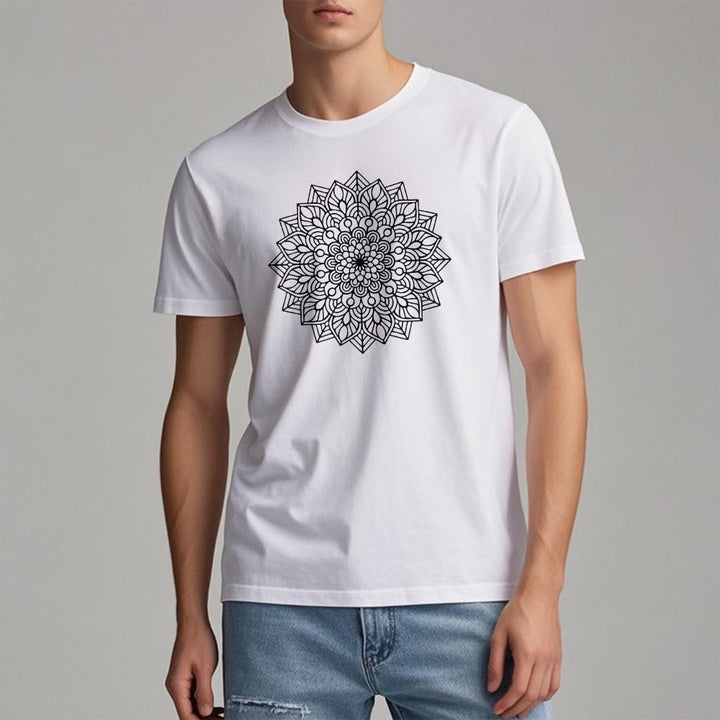 Olivenorma Flower Mandala Lotus T-Shirt - image 2