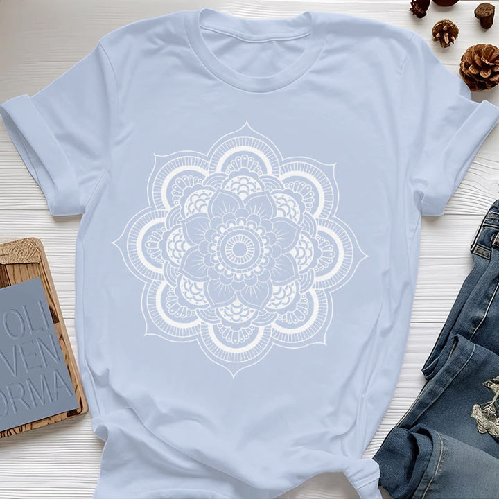 Olivenorma Mandala Lotus T-shirt - Blue - 2XL - image 13