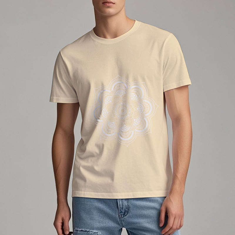 Olivenorma Mandala Lotus T-shirt - image 12