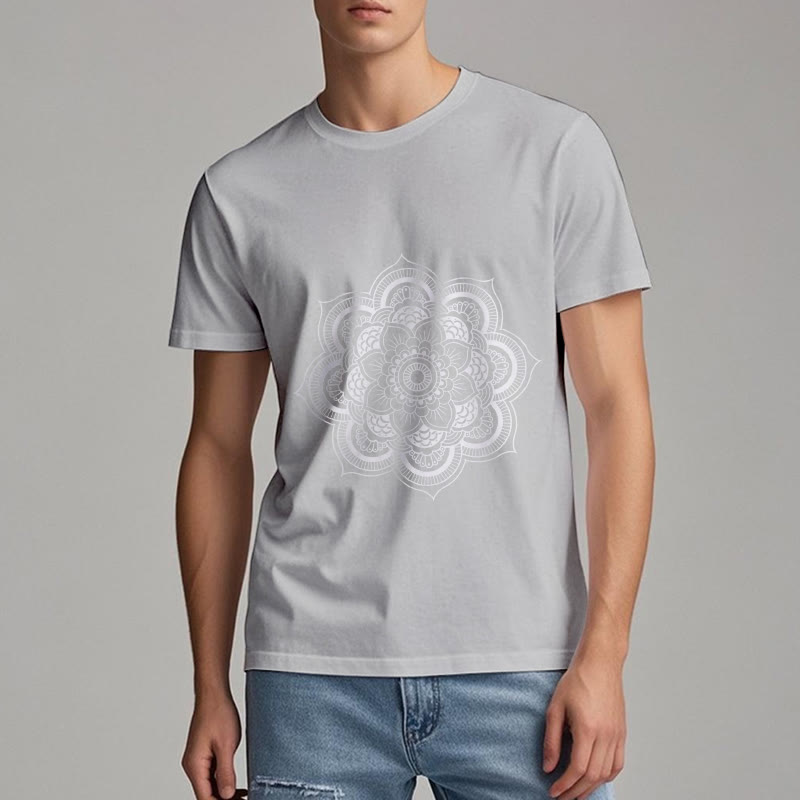 Olivenorma Mandala Lotus T-shirt - image 6