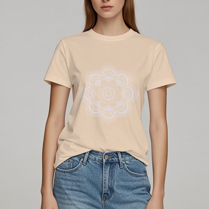Olivenorma Mandala Lotus T-shirt - image 11