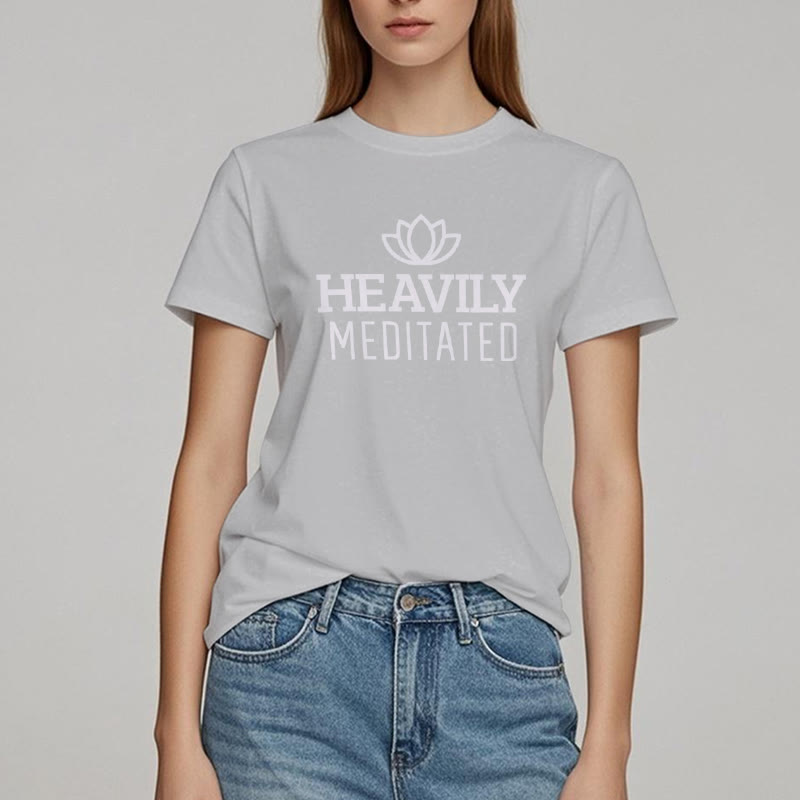 Olivenorma Heavily Meditated Lotus T-shirt - image 7