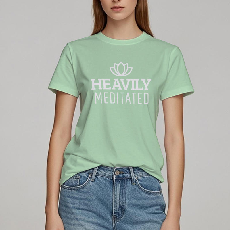 Olivenorma Heavily Meditated Lotus T-shirt - image 17