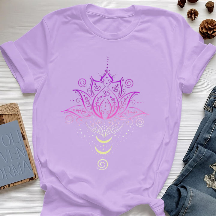 Olivenorma OM Lotus Flower T-Shirt - Purple - 2XL - image 15