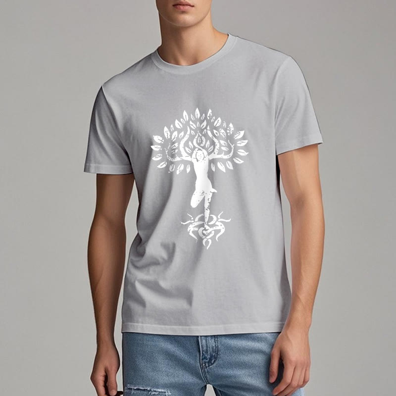 Olivenorma Flower Zen Tree T-Shirt - image 13
