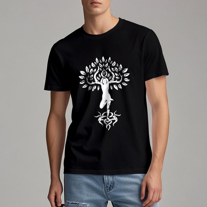 Olivenorma Flower Zen Tree T-Shirt - image 10