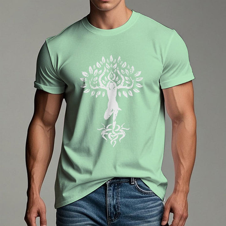 Olivenorma Flower Zen Tree T-Shirt - image 3