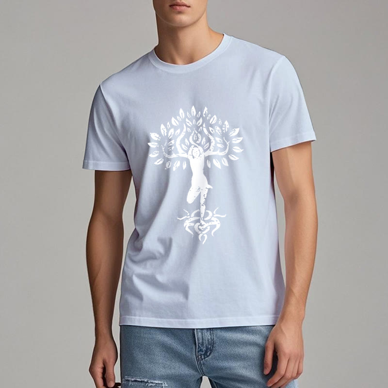 Olivenorma Flower Zen Tree T-Shirt - image 19