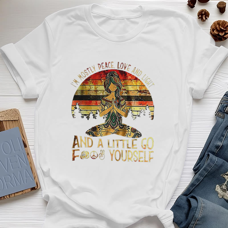 Olivenorma Mostly Peace T-Shirt - White - 2XL - image 5
